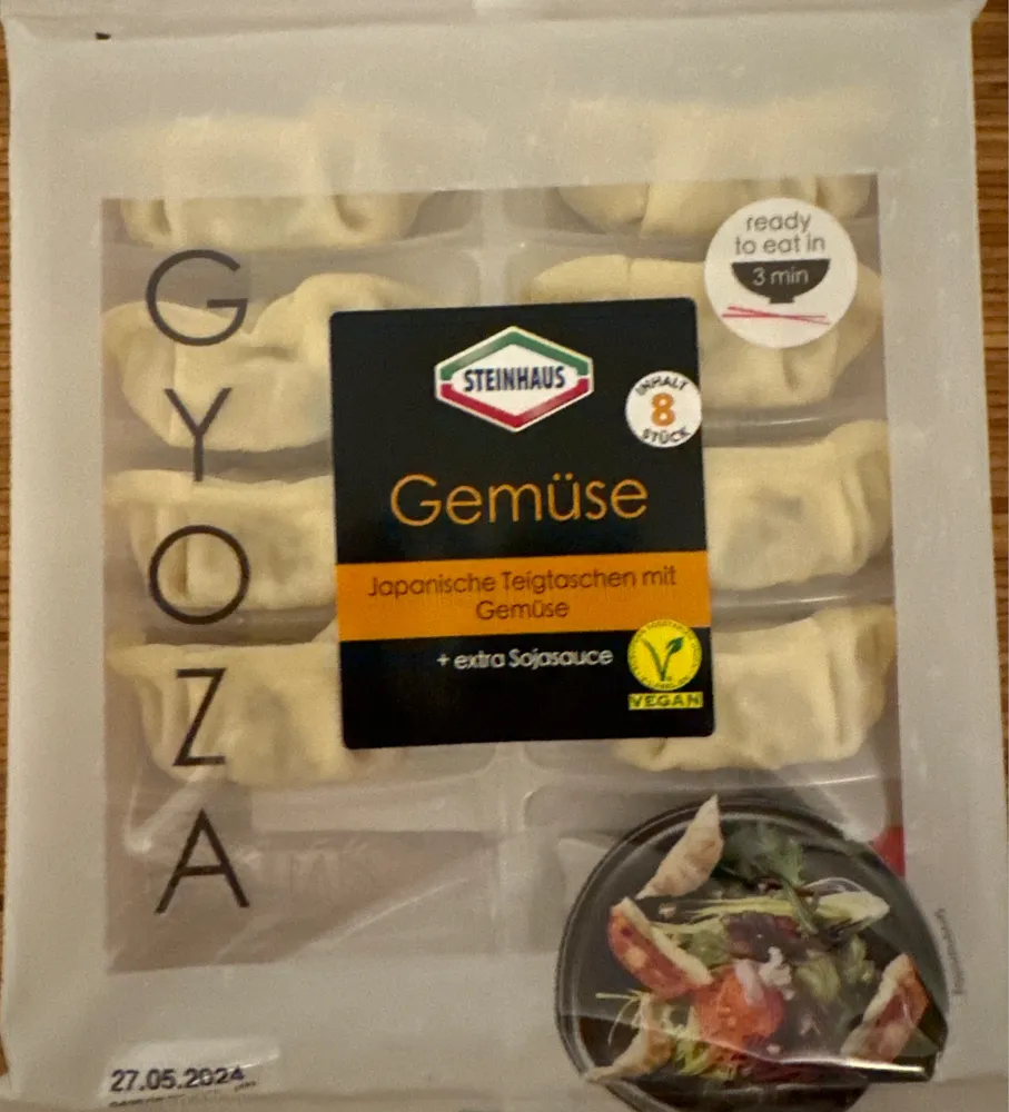 Gyoza Gemüse