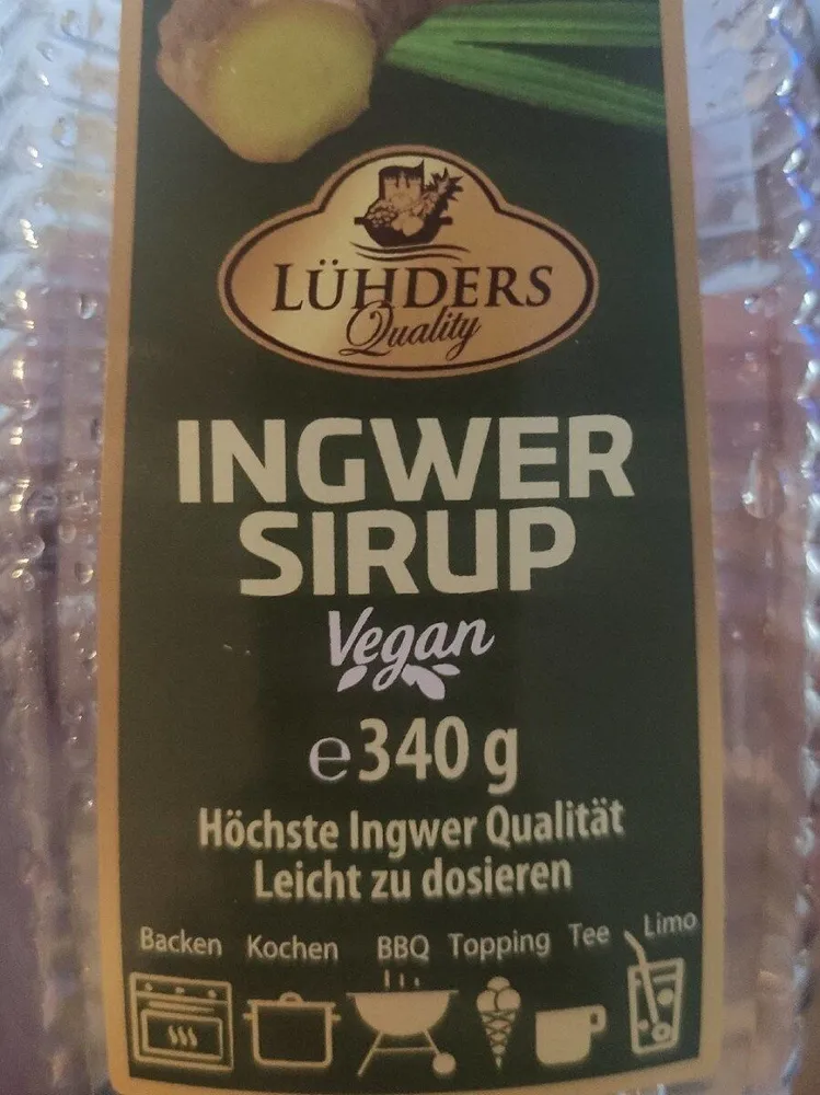 Ingwer Sirup