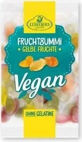 Lühders Vegan Fruchtgummi Gelbe Früchte