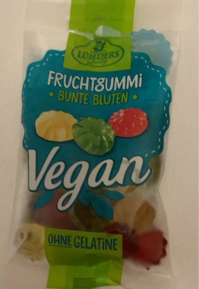 Fruchtgummi Bunte Blüten Vegan