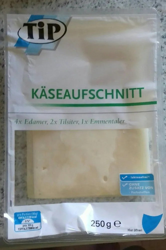 Käseaufschnitt