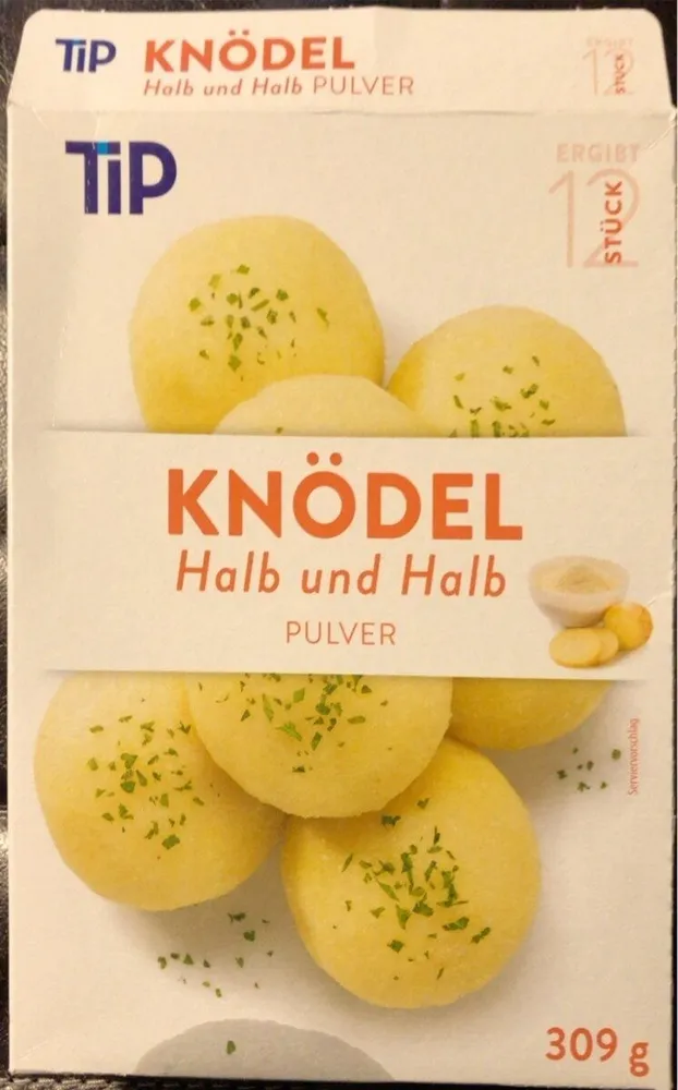 Knödel halb halb Pulver
