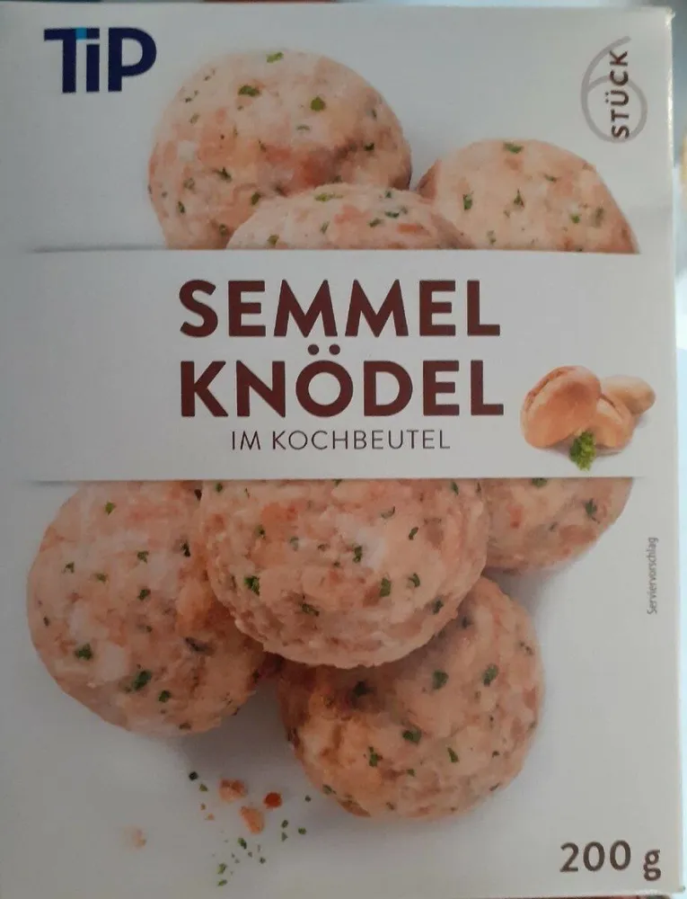 Semmel Knödel im Kochbeutel