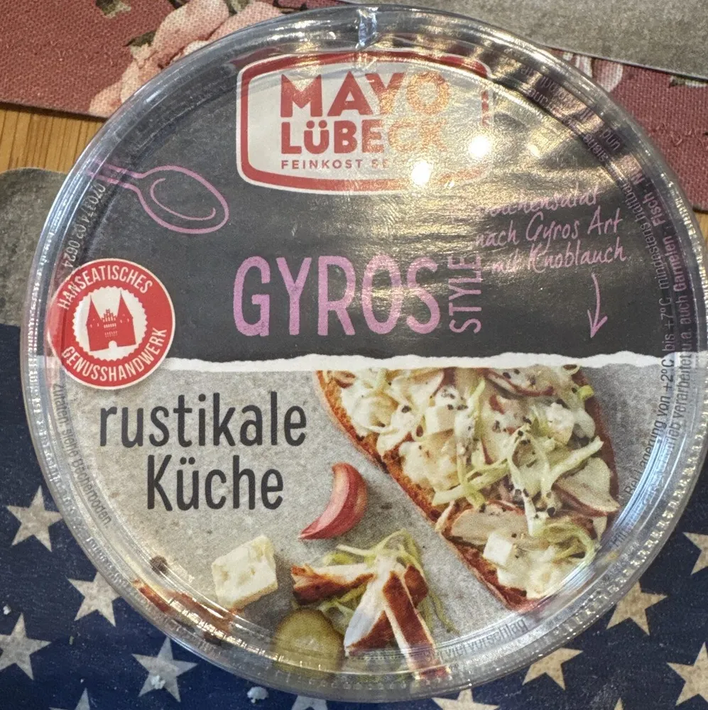 Hähnchensalat nach Gyros Art