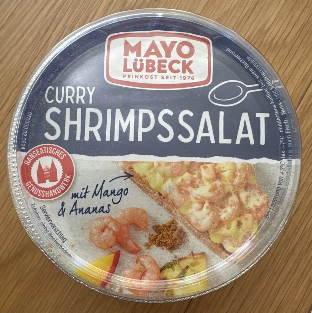 Curry Shrimpssalat