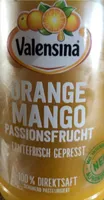 Orange-mango-passionsfrucht Direktsaft