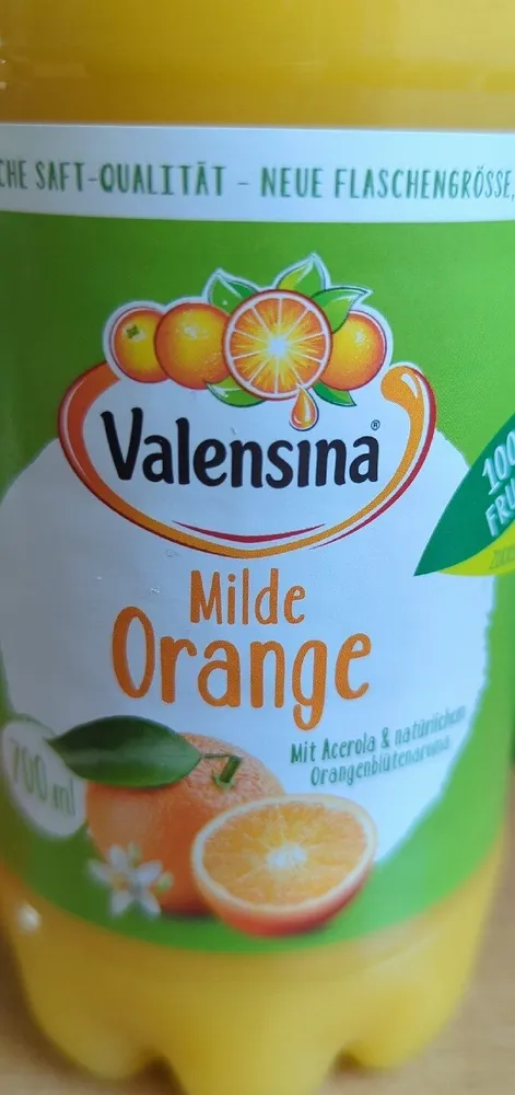 Orangensaft Valensina