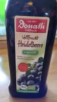 Vollfrucht Heidelbeersaft