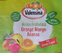 Saft - Mildes-Frühstück - Orange-Mango-Ananas