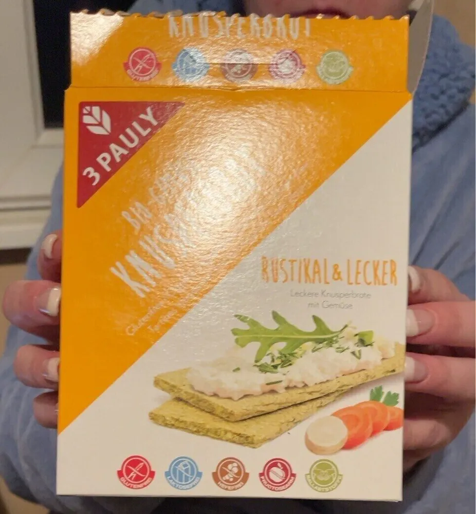 Bio gemuse knusperbrot