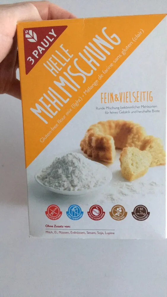 3 Pauly Mélange de farine légère sans gluten