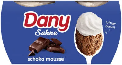 Danone Dany Schoko + Sahne 4 x 115g = 460g