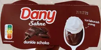 Danone Dany Dunkle Schoko + Sahne 4 x 115g = 460g