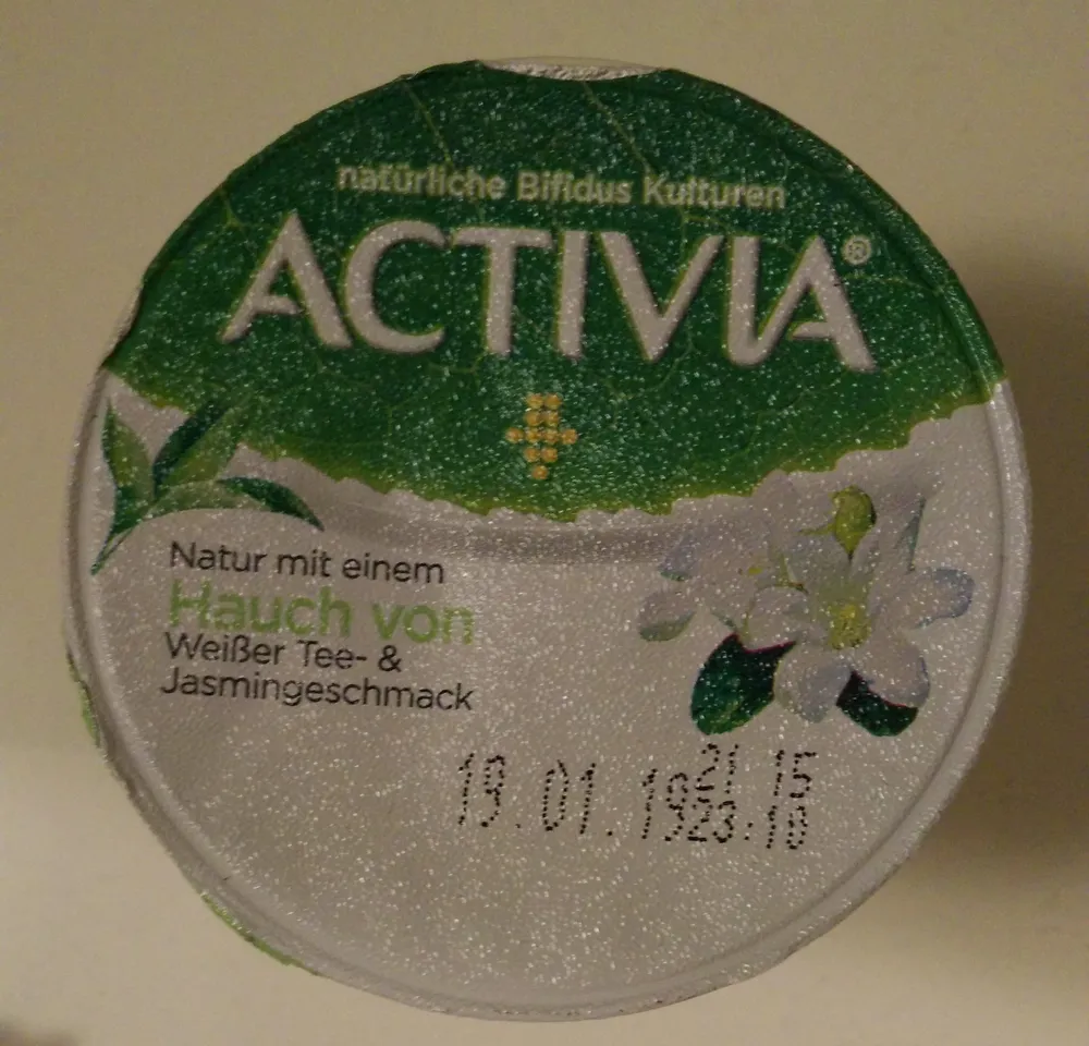 Activia Weißer Tee & Jasmingeschmack