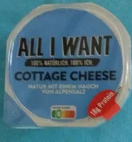 All I Want Cottage Cheese Natur mit einem Hauch von Alpensalz 175g