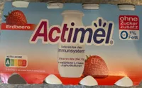 Danone Actimel® 0,1% Erdbeere 8 x 100g