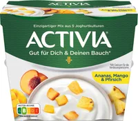 Danone ACTIVIA® Ananas, Mango & Pfirsich 3,5% 4 x 115g = 460g
