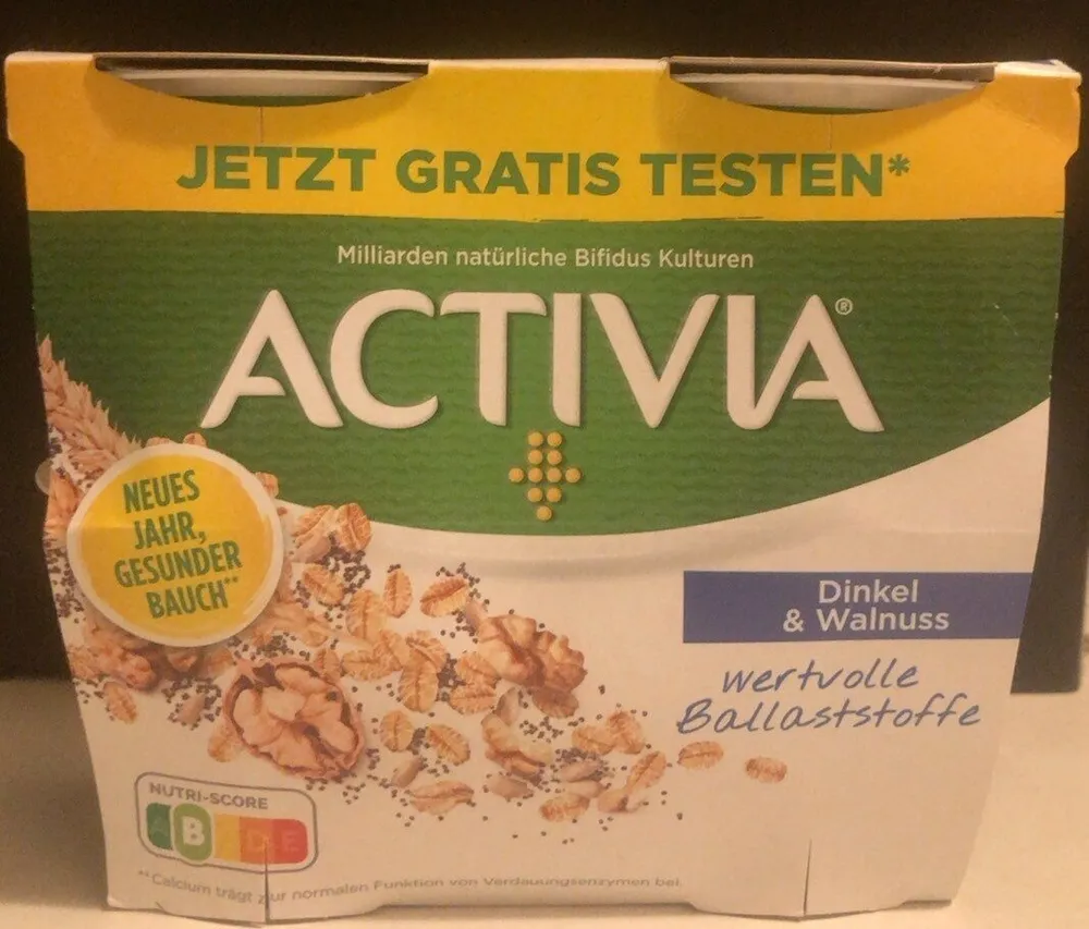 Danone ACTIVIA® Dinkel & Walnuss 3,5% 4 x 115g = 460g