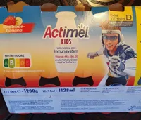 Danone Actimel® Kids XXL Marvel Avengers Endgame Erdbeer-Banane 12 x 100g = 1200g