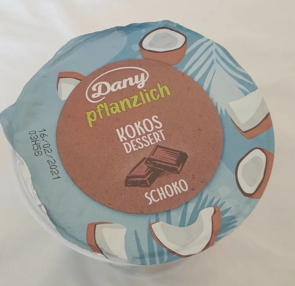 Danone Dany pflanzlich Schoko-Kokosnuss 375g
