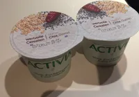 Danone ACTIVIA® XXL ohne Zuckerzusatz & ohne Süßstoffe, wertvolle Cerealien Hafer, Chia, Dattel 4 x (2 x 115 g) =