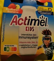 Danone Actimel® Kids Erdbeer-Banane 4 x 100g = 400g