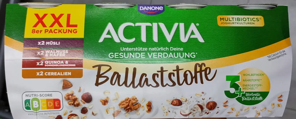 Activia Ballaststoffe - XXL 8er-Pack