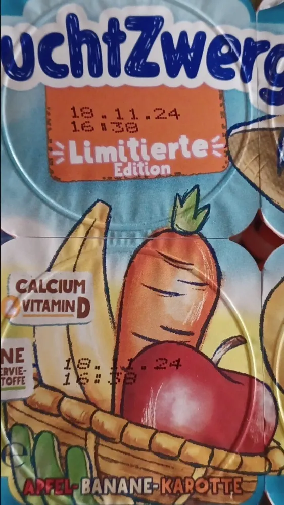 Fruchtzwerge Apfel-Banane-Karotte