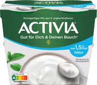 Danone ACTIVIA® Natur nur 1,5% Fett 4 x 115g = 460g