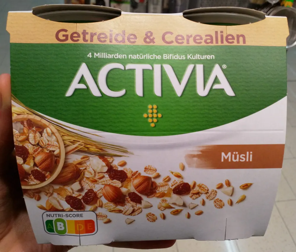 Danone ACTIVIA® Müsli 3,5% 4 x 115g = 460g