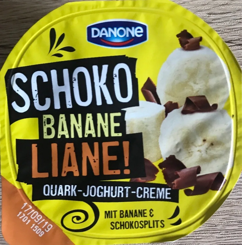 Danone Quark-Joghurt-Creme SCHOKO BANANE LIANE! 150g