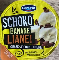Danone Quark-Joghurt-Creme SCHOKO BANANE LIANE! 150g