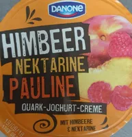 Danone Quark-Joghurt-Creme HIMBEER NEKTARINE PAULINE! 150g