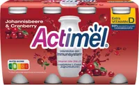 Actimel® Johannisbeere & Cranberry, 8x100g