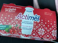 Danone Actimel® Winter Edition Johannisbeere Hagebutte 6 x 100g = 600g
