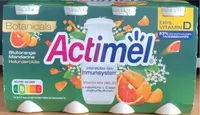 Danone Actimel® Botanicals Blutorange, Mandarine, Holunderblüte 8 x 100g = 800g