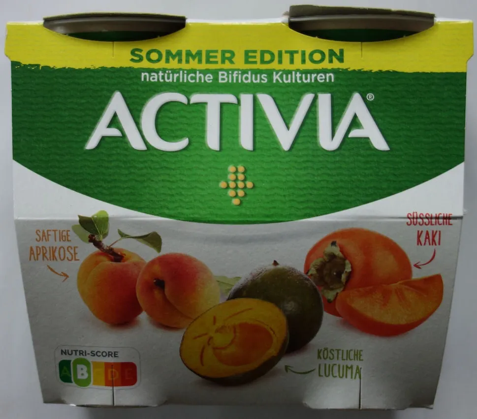 Activia - Sommer-Edition Aprikose, Lucuma, Kaki