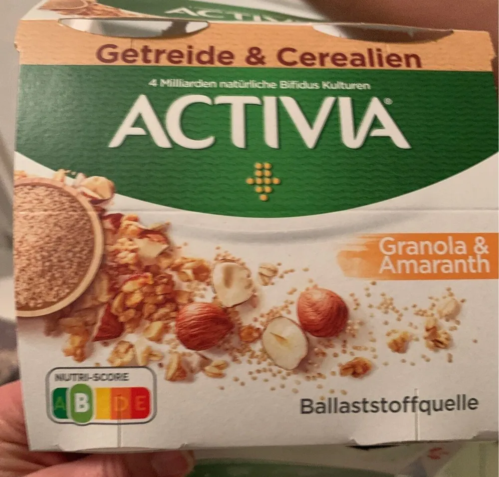 Danone ACTIVIA® Granola & Amaranth (4x115g) = 460g