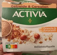 Danone ACTIVIA® Granola & Amaranth (4x115g) = 460g