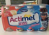 Danone Actimel® KIDS ERDBEER/BANANA 8X100G