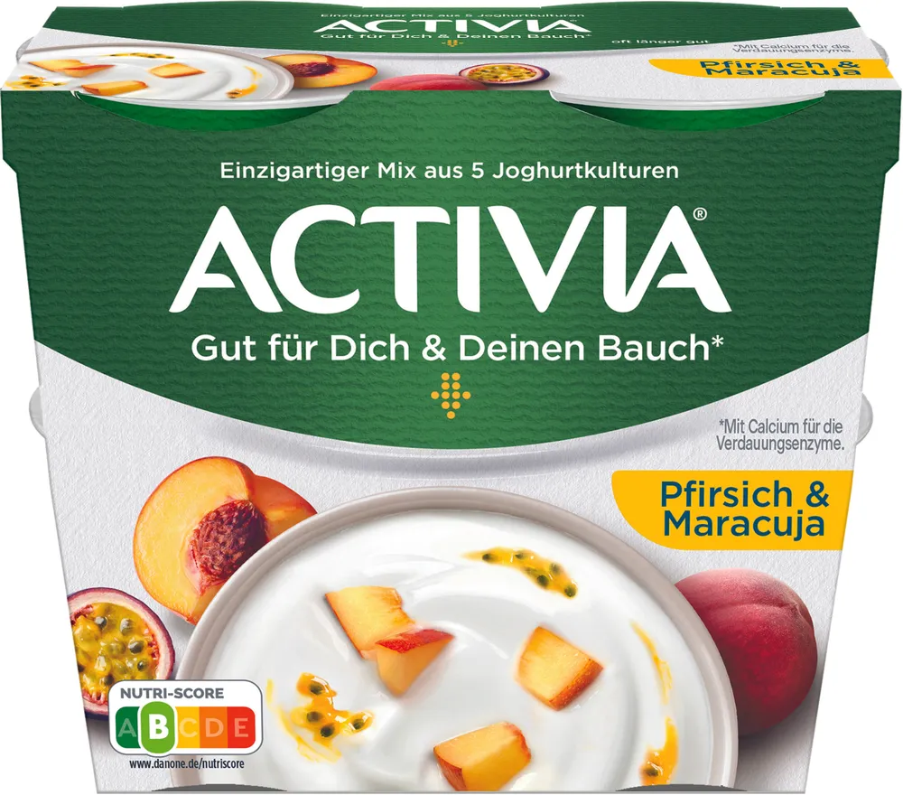 Activia® Pfirsich & Maracuja (4×115g = 460g)