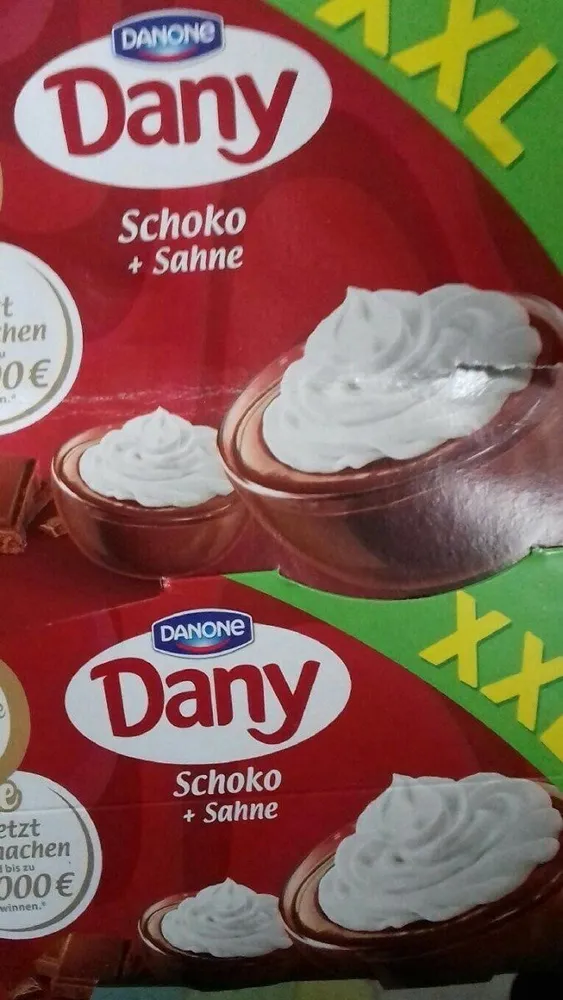 Danone Dany Sahne XXL Schoko 8 x 115g
