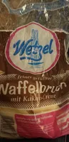 Waffelbruch mit Kakaocreme