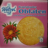 Karlsbader Oblaten - Mandel-nuss