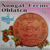 Nougat-Creme Oblaten