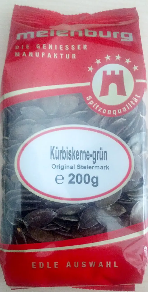 Kürbiskerne grün