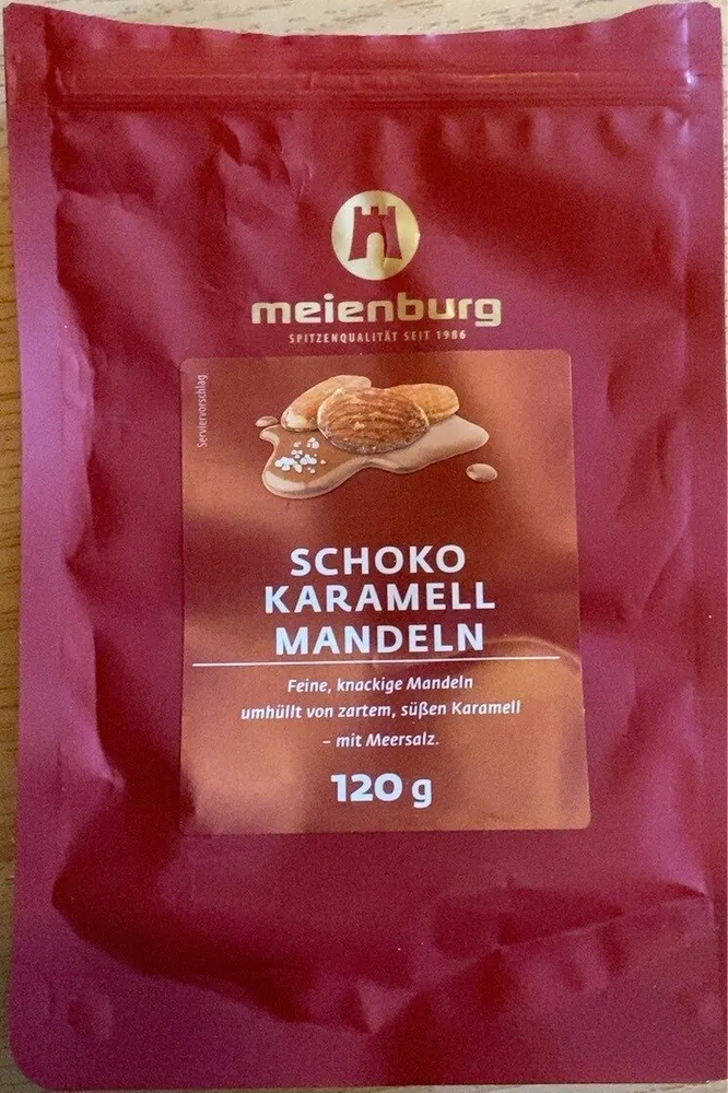 Schoko Karamell Mandeln