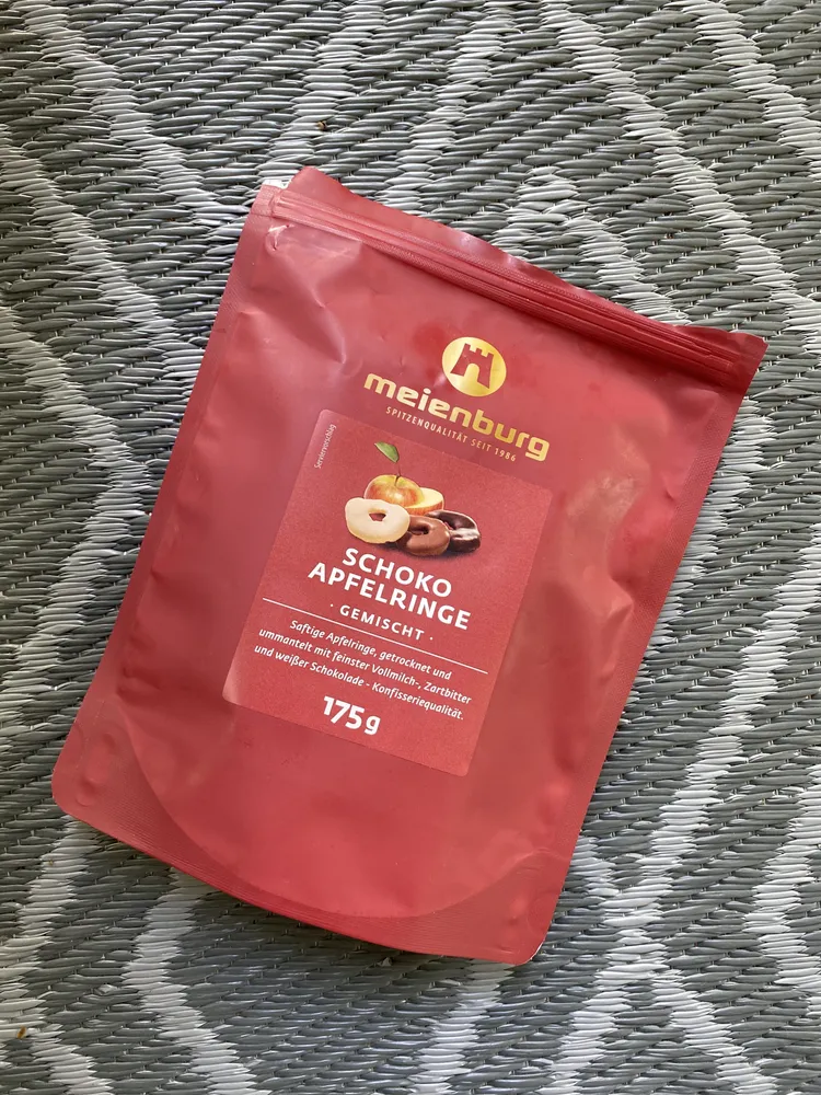 Schoko Apfelringe
