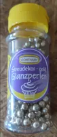 Streudekor gold Glanzperlen