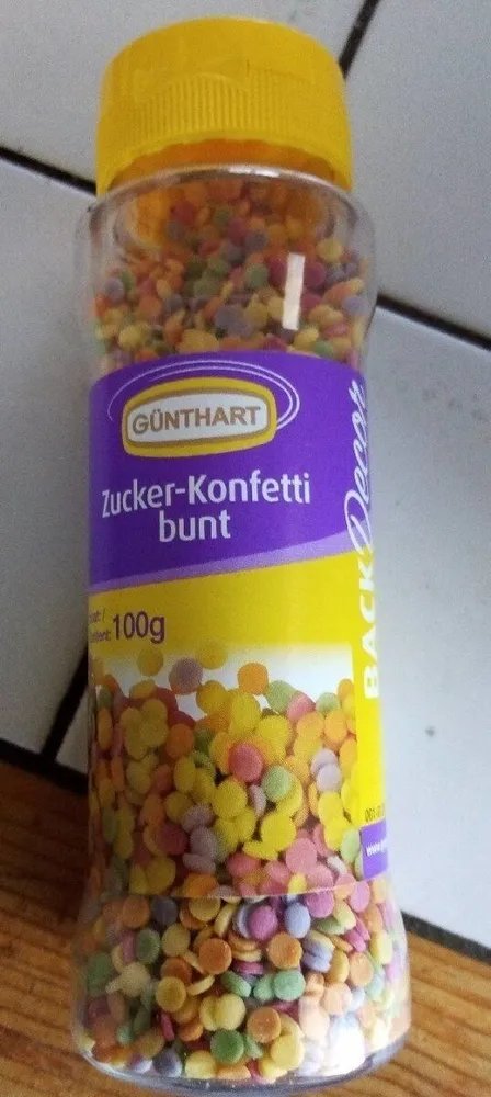 Zucker-konfetti bunt
